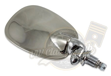 chrome stainless right side mirror for vw type 3 variant 25 2950