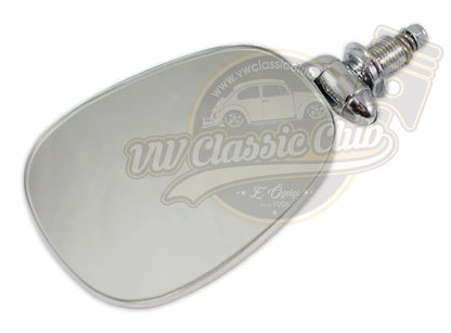 chrome stainless steel left side mirror for vw type 3 and t3 25 2951