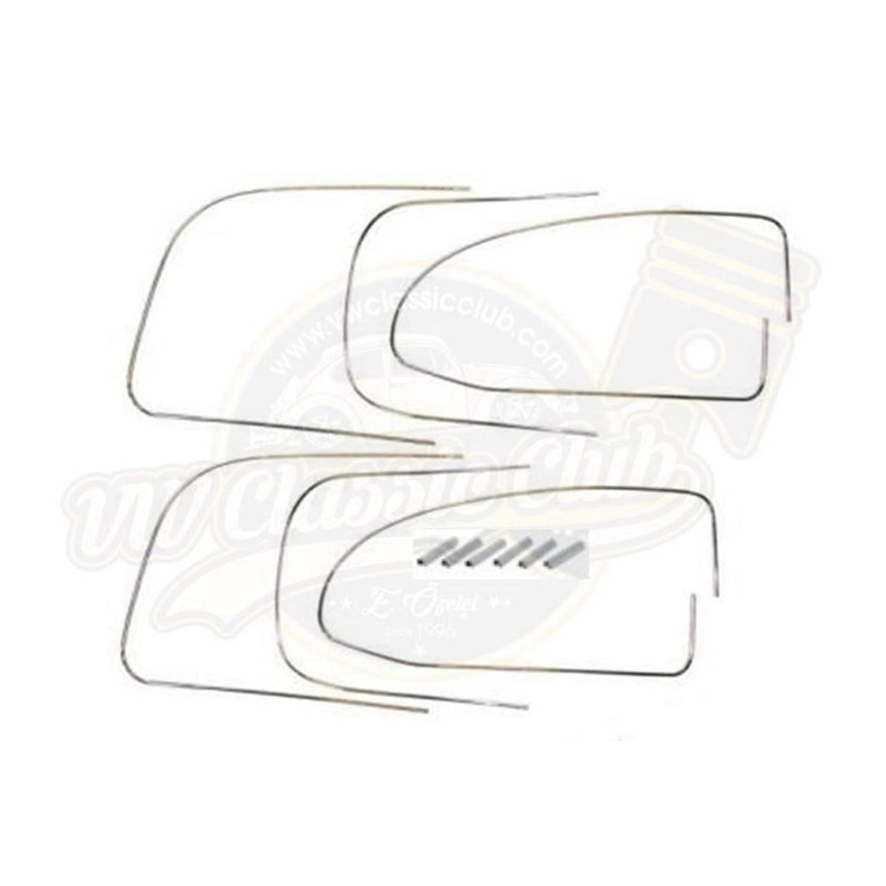chrome window trim set for vw beetle 1200 1300 1302 1303 25 3022