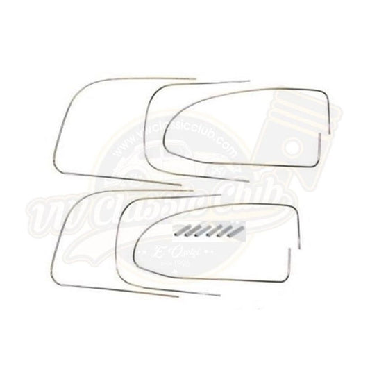 chrome window trim set for vw beetle 1200 1300 1302 1303 25 3022