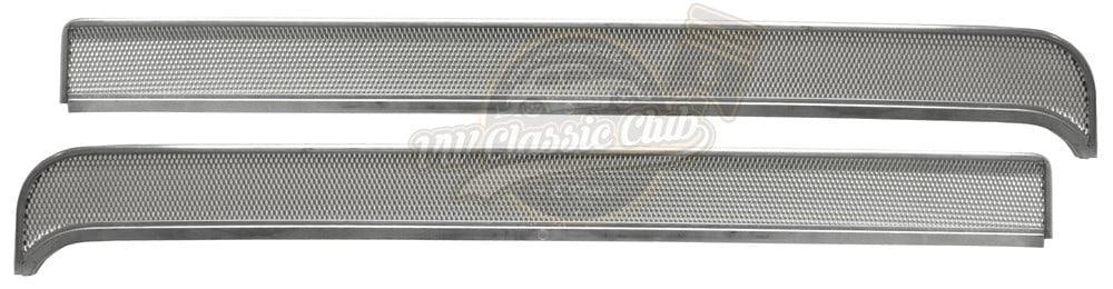 chrome window wind deflector with grille for vw t2 1968 1979 25 3006