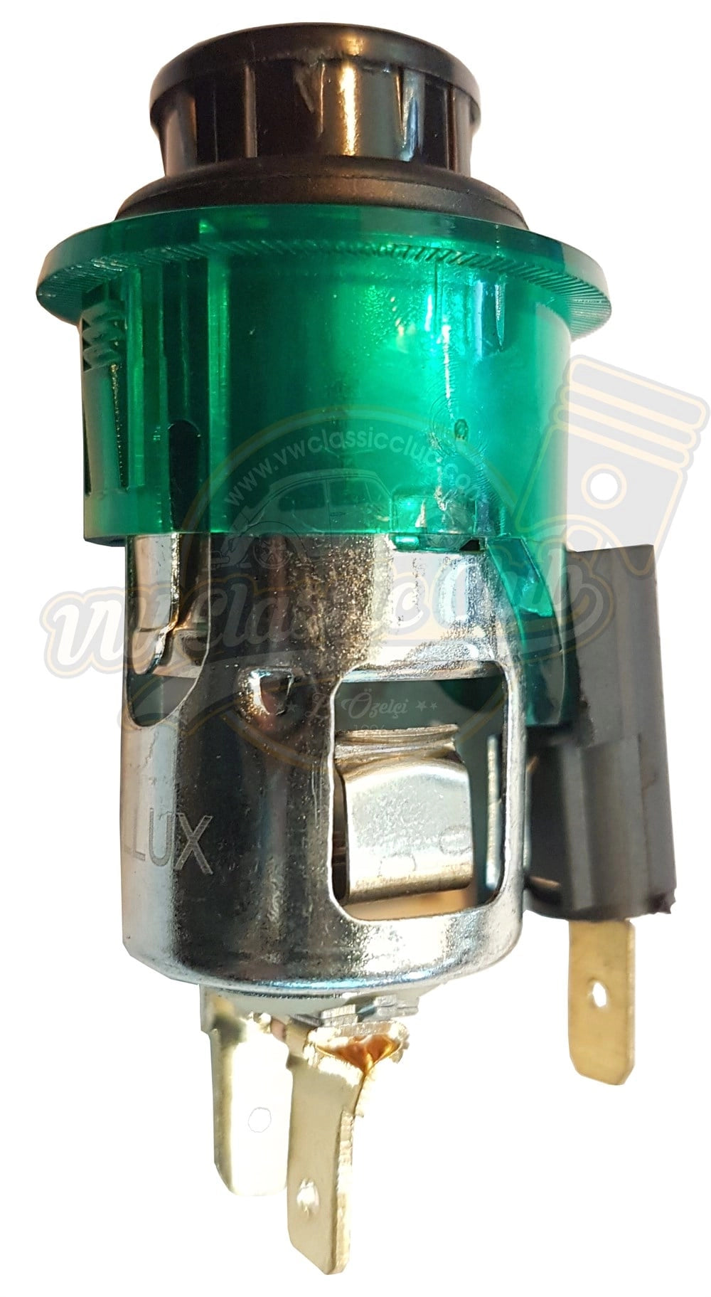 cigarette lighter green complete for vw beetle t2 karmann type 3 4 4459