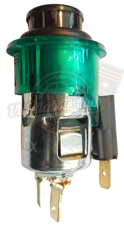 cigarette lighter green complete for vw beetle t2 karmann type 3 4 4459