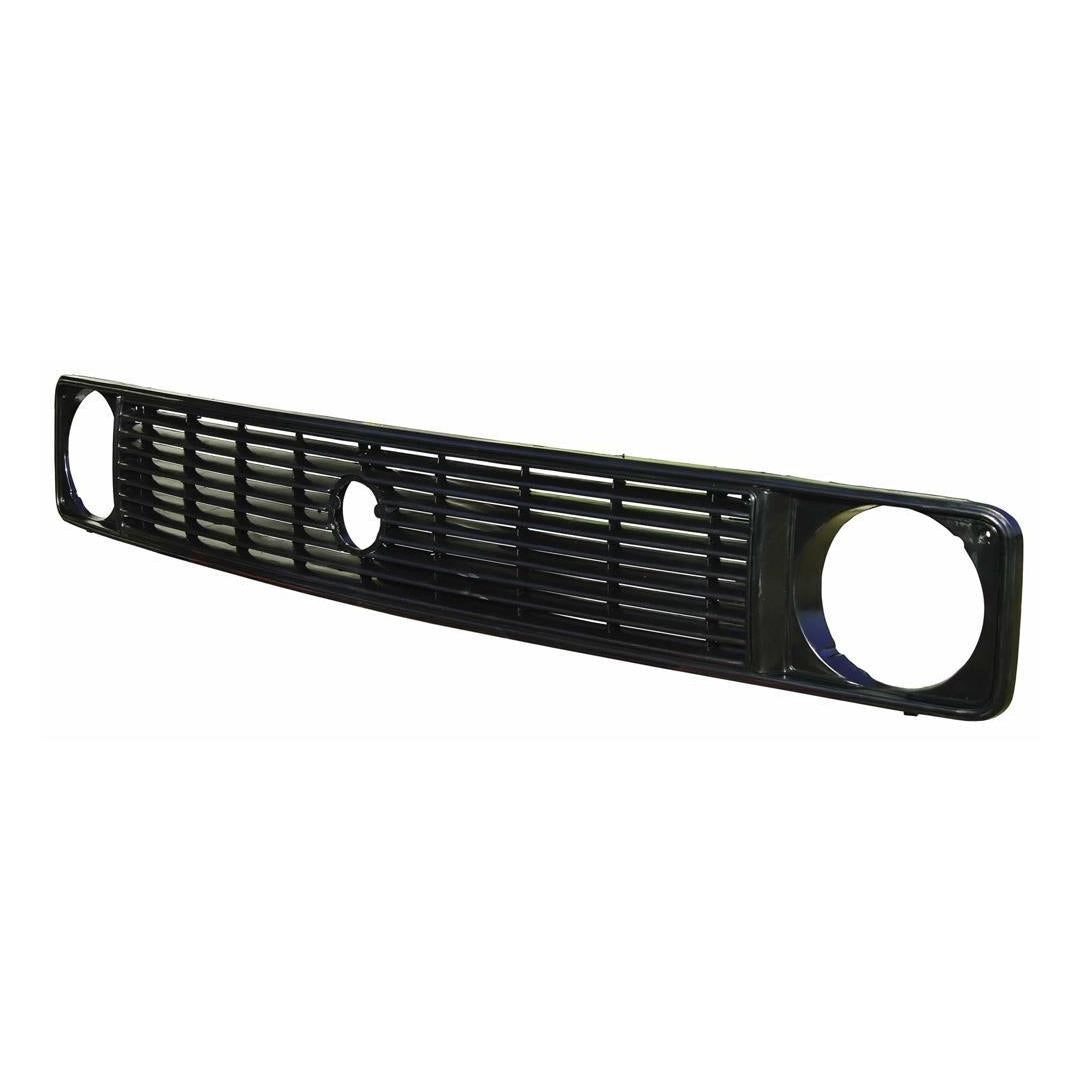 classic line t3 front grille black with emblem mount 1979 1992 25 2867