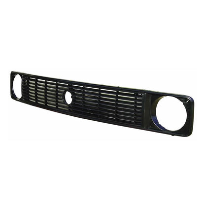 classic line t3 front grille black with emblem mount 1979 1992 25 2867