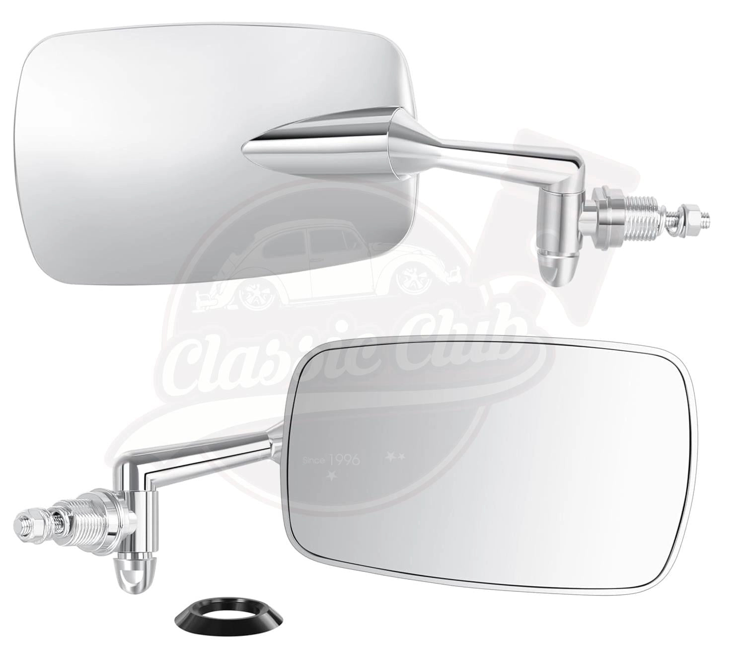 classic vw beetle chrome right side mirror 1300 1303 1968 1979 25 2507