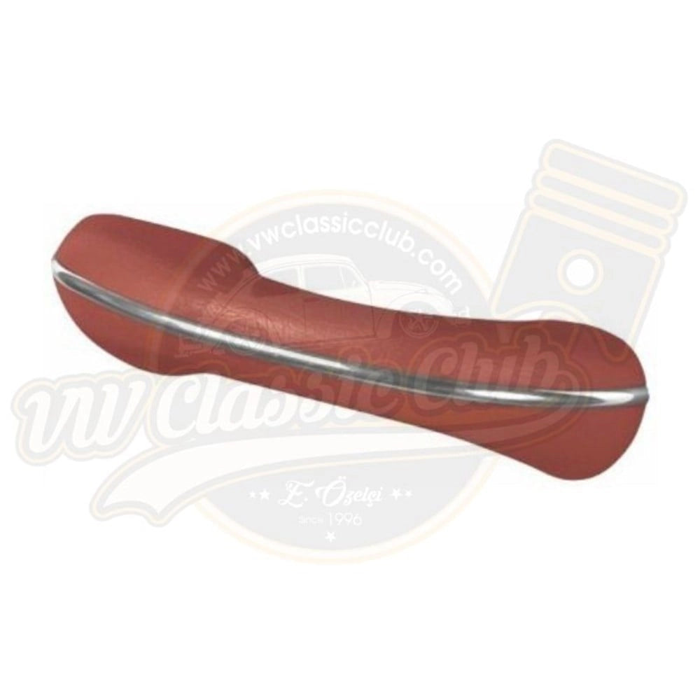 classic vw beetle left inner door handle red 1958 1967 4 4980 s 6727
