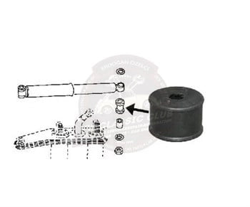 classic vw shock absorber bushing roller type all models 65 6700