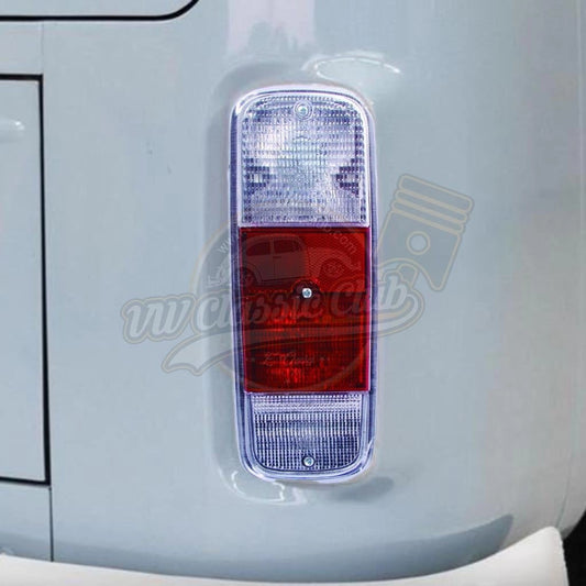 clear and red rear tail light lens for vw t2 1971 1979 3 3018
