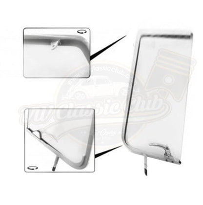 complete left quarter light window for vw t1 1955 1967 55 5608