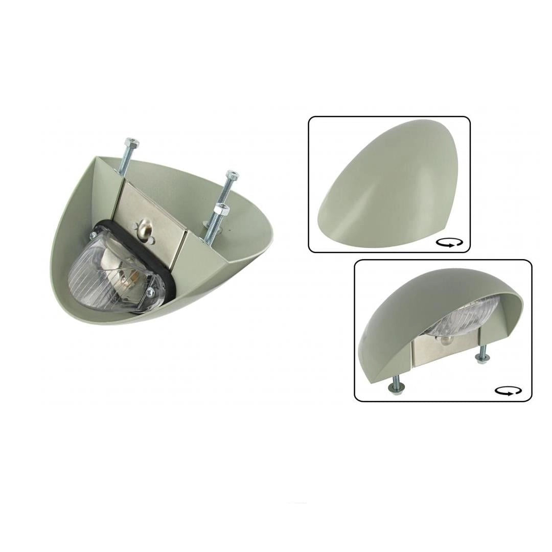 complete license plate light housing for vw beetle 1100 1200 1958 1964 3 3223