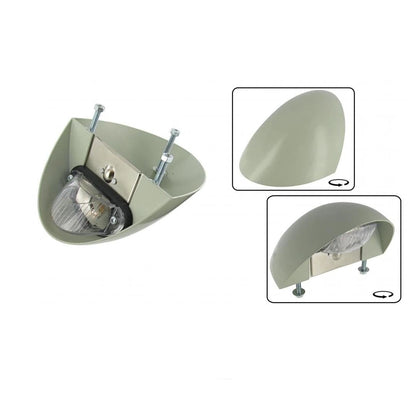 complete license plate light housing for vw beetle 1100 1200 1958 1964 3 3223