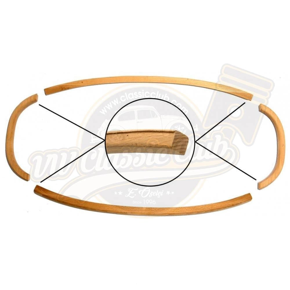 convertible rear window frame trim boards for vw beetle 1303 5 5105