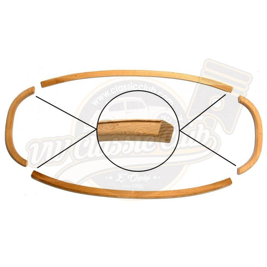 convertible rear window frame wood set for vw beetle 1200 1300 1302 1303 5 5104