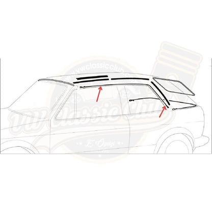 convertible top side tension cable 155871971a for vw cabrio 1956 1979 5 5197