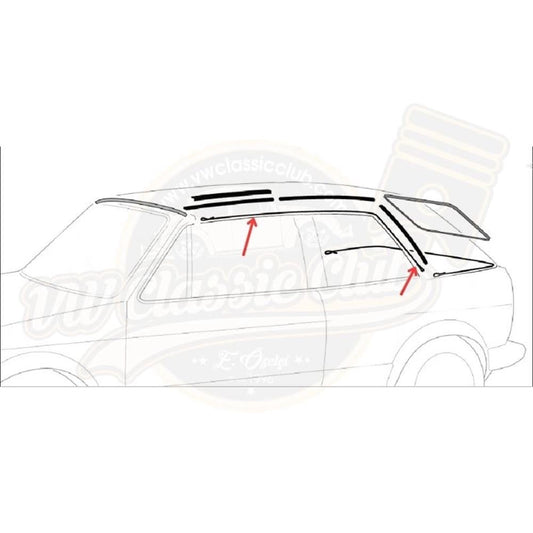 convertible top side tension cable 155871971a for vw cabrio 1956 1979 5 5197