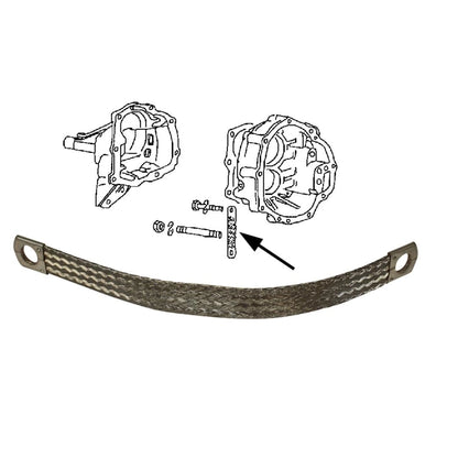 copper transmission ground strap for classic vw beetle t1 t2 karmann 6 6176 s 69