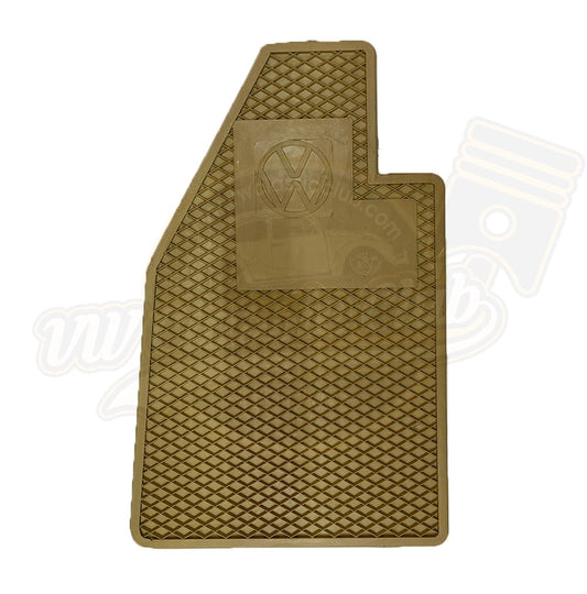 cream classic floor mat set with vw logo for beetle 1100 1303 4 4702