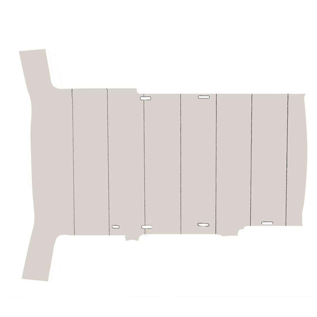 cream perforated headliner for vw t3 1979 1992 4 4853