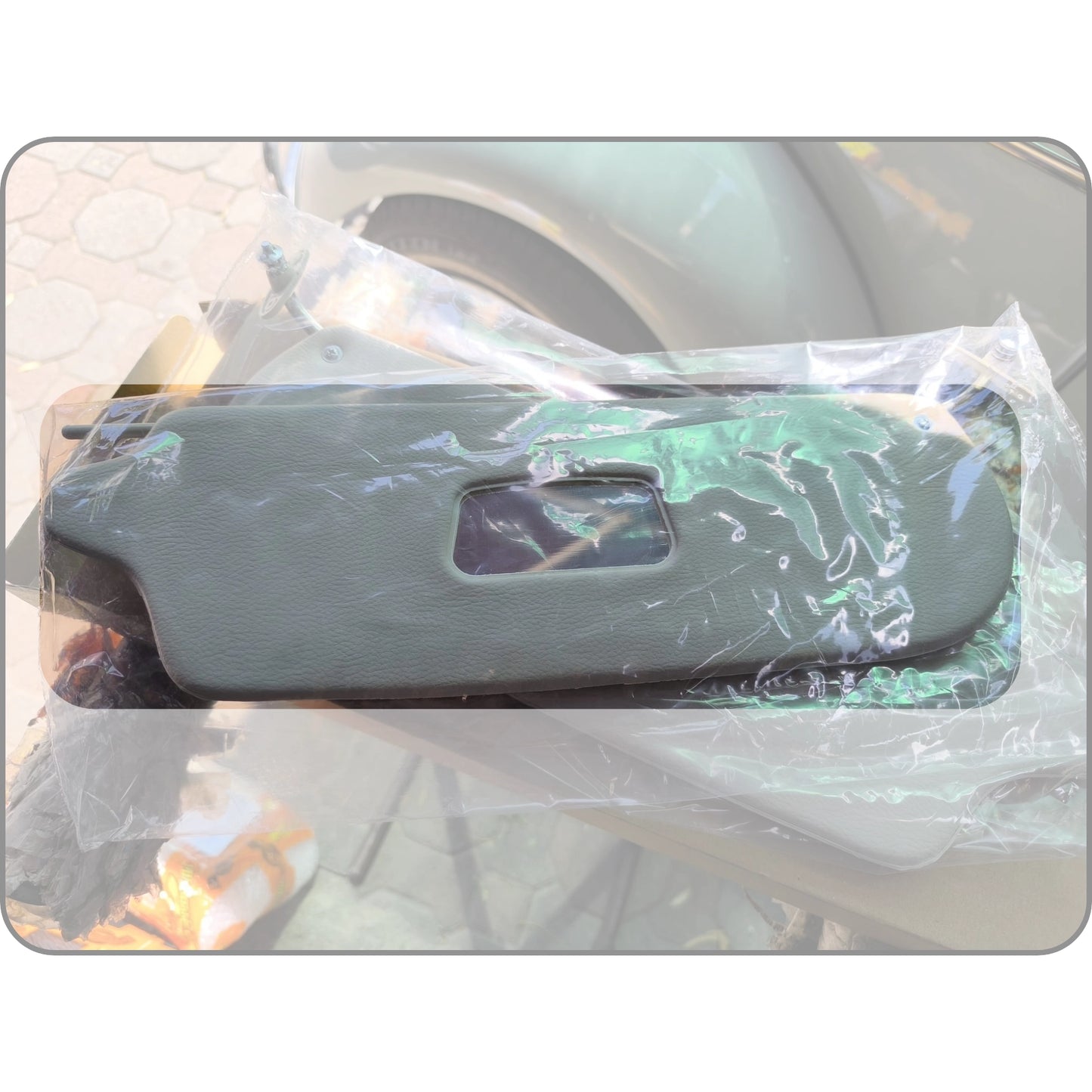 cream sun visor set for karmann ghia 1965 1974 4 4015