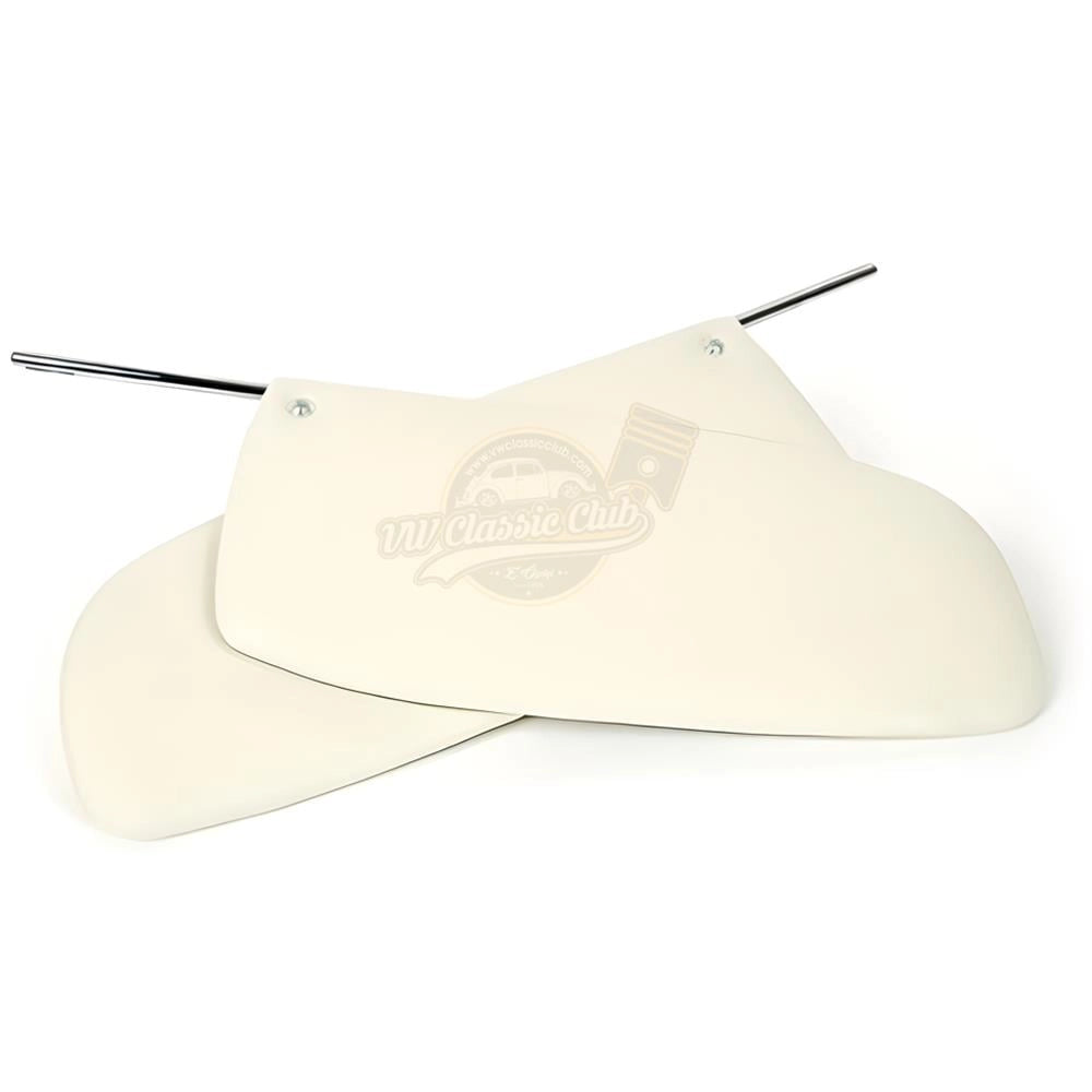 cream sun visor set for vw beetle 1100 1200 1958 1964 4 4902 a