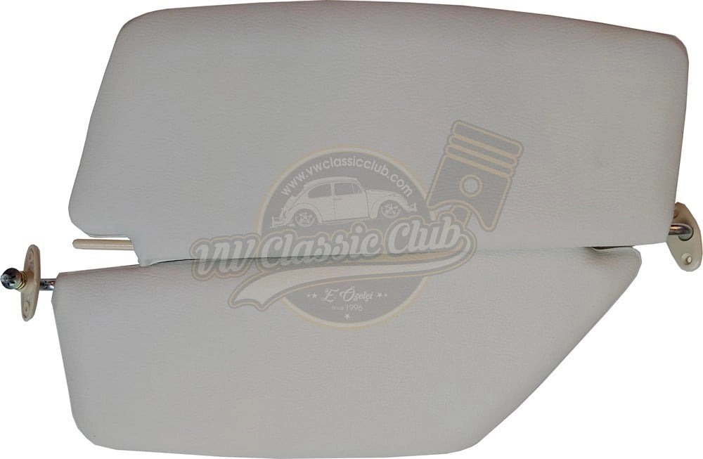 cream sun visor set for vw beetle 1200 1300 1302 1303 4 4049 a