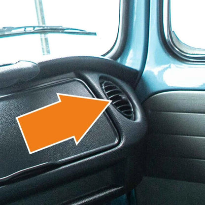 dashboard heater vent grill for vw t2 bus 1967 1979 4 4450 o 0563