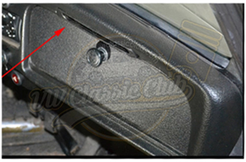 dashboard right air vent for vw beetle 1300 and 1302 1971 1977 4 4829 s 7423