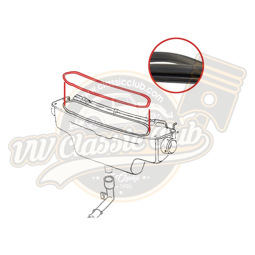 dashboard vent seal for vw beetle 1200 1300 1302 1303 1968 1979 4 4780 q 2041