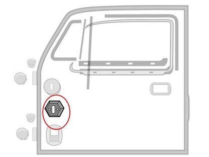 door check strap rubber seal set for vw beetle 1100 1303 1955 1979 55 5847 s 725