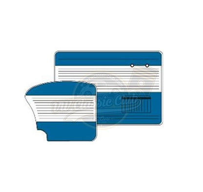 door panel set blue ivory for vw beetle 1100 1200 1956 1964 4 4633