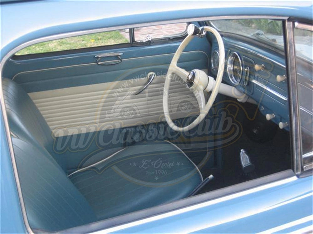 door panel set blue ivory for vw beetle 1100 1200 1956 1964 4 4633