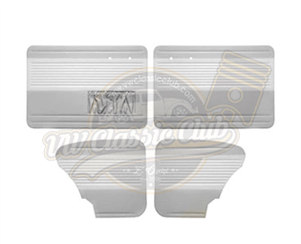 door panel set gray ivory for vw beetle 1100 1200 1956 1964 4 4644