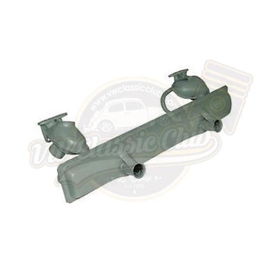 double inlet exhaust muffler for vw beetle 1300 1302 1303 1972 1975 6 6353