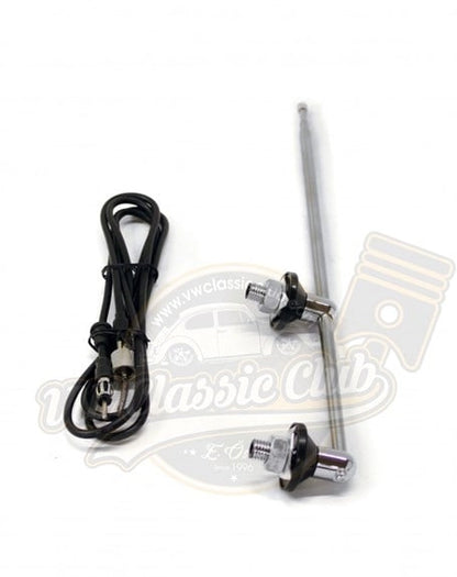dual foot antenna black head for vw beetle t1 t2 karmann 1950 1979 25 2987