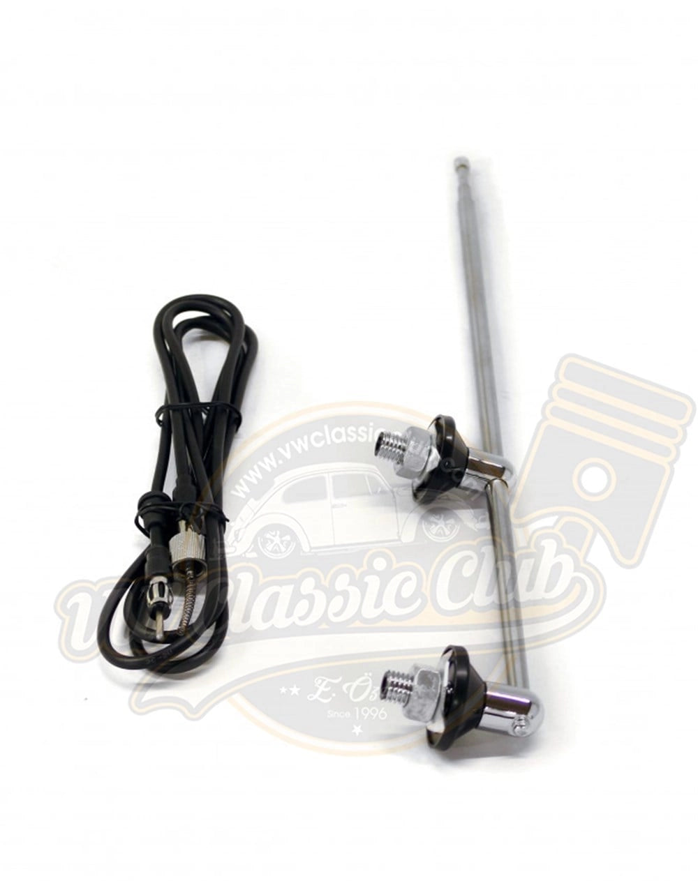 dual leg antenna black head for vw beetle karmann ghia t1 t2 1950 1979 25 2891 o