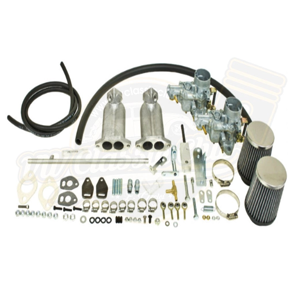 empi 34 epc dual carburetor kit for vw beetle t1 t2 karmann 1300 1600 6 6249