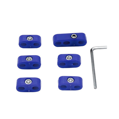empi blue spark plug wire loom set for classic volkswagen air cooled engines 6 6