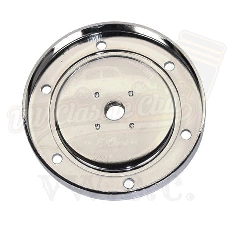 empi chrome oil sump plate for vw beetle t1 t2 and karmann ghia 6 6241 o 0575