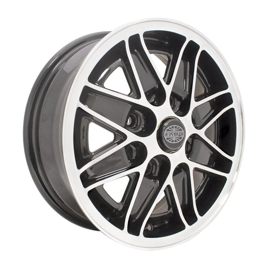 empi cosmic wheel set 5 5x15 gloss black 4x130 for vw beetle karmann ghia 7 7050
