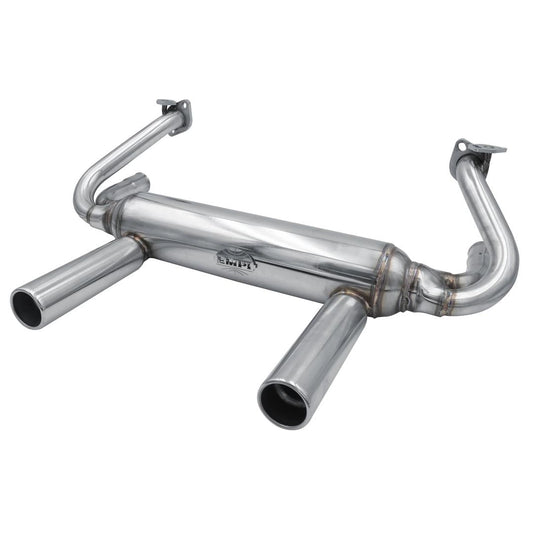 empi stainless steel sport exhaust system for vw beetle and karmann ghia 6 6548