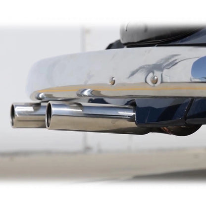 empi stainless steel sport exhaust system for vw beetle and karmann ghia 6 6548