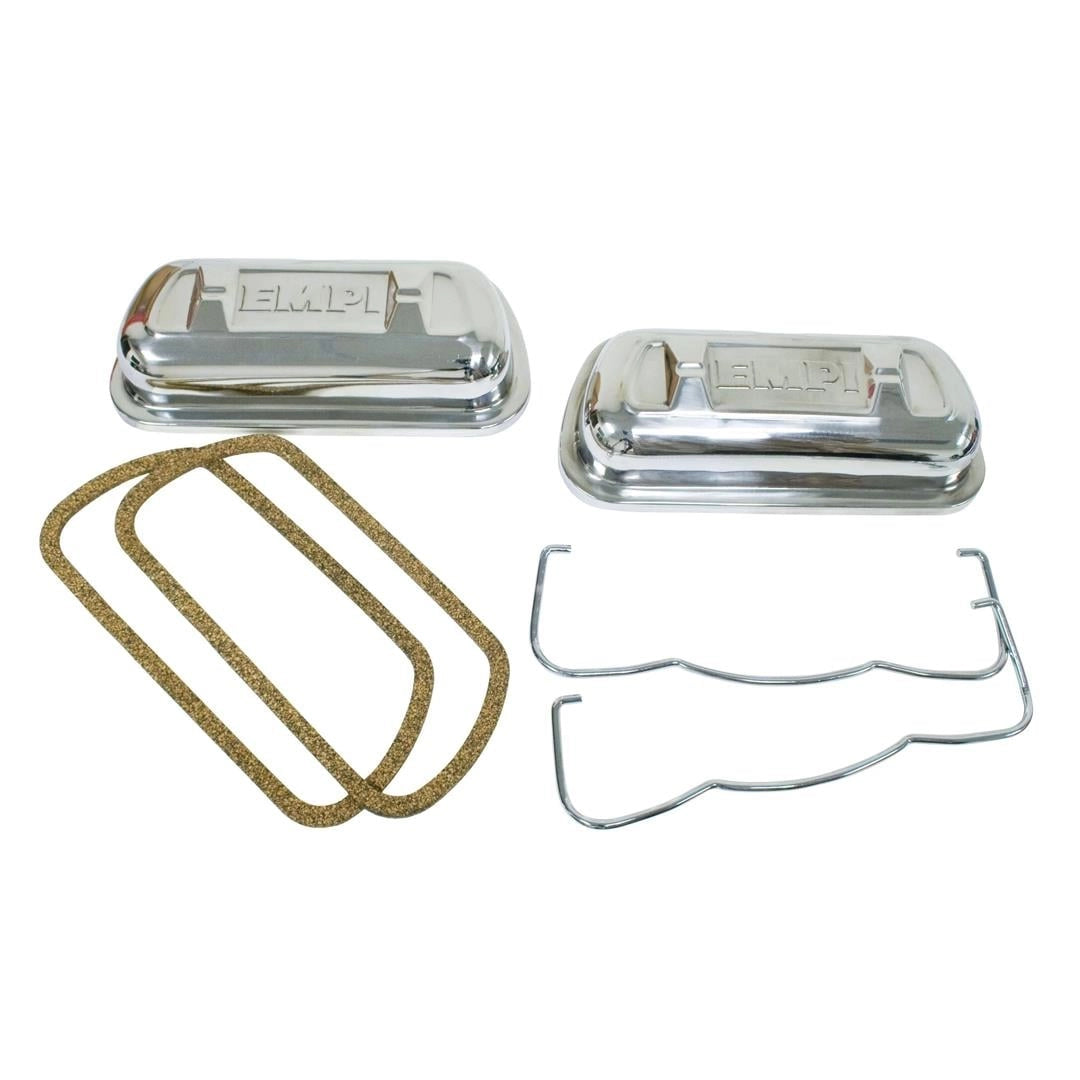 empi stainless steel valve cover set for vw beetle t1 t2 karmann ghia 3 3014
