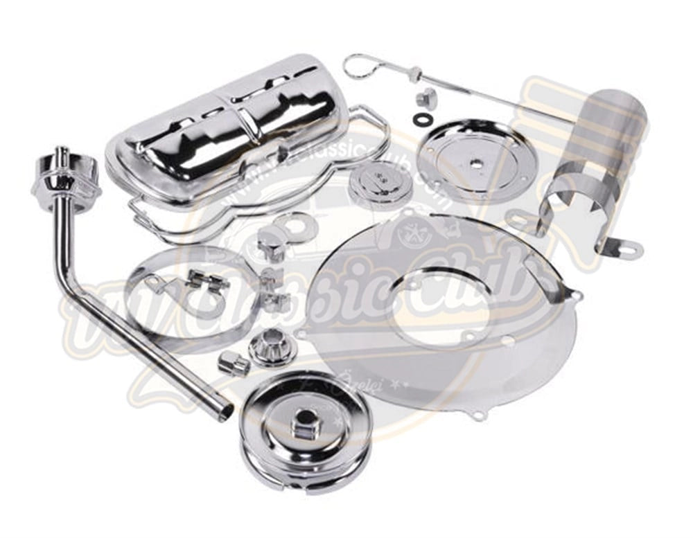 empi super deluxe chrome engine dress up kit for classic vw air cooled 6 6101