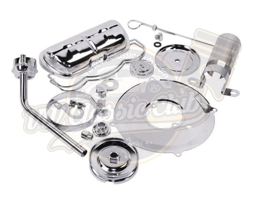 empi super deluxe chrome engine dress up kit for classic vw air cooled 6 6101