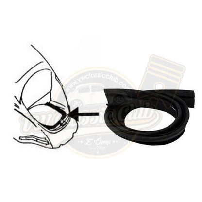 engine compartment seal for vw beetle 1300 1302 1303 1968 1979 6 6164 q 2183 q 2