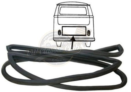 engine lid seal for vw t2 bay window 1968 1971 25 2908 q 2049