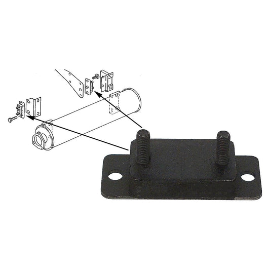 exhaust hanger mount for vw t2 and t3 transporter 1980 1992 6 6282 s 7390