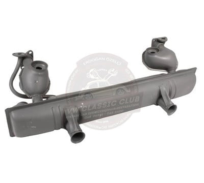 exhaust muffler for vw beetle 1100 1200 1955 1967 oem 111251051h 6 6078