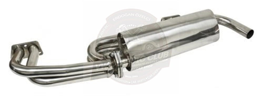 exhaust muffler for vw t2 transporter 1972 1974 6 6549